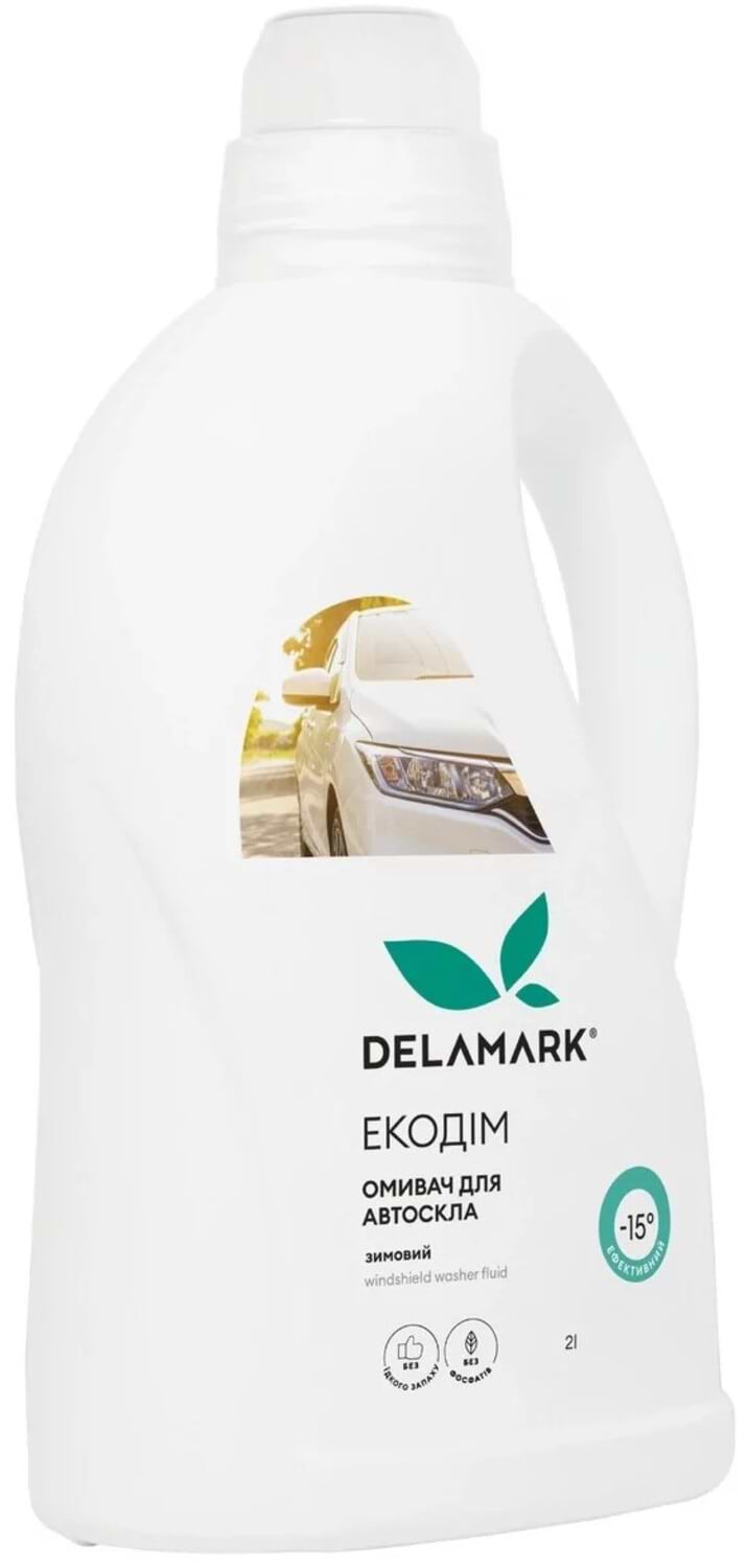 Омивач скла DeLaMark в зимовий період 2 л -15 (4820152332431)