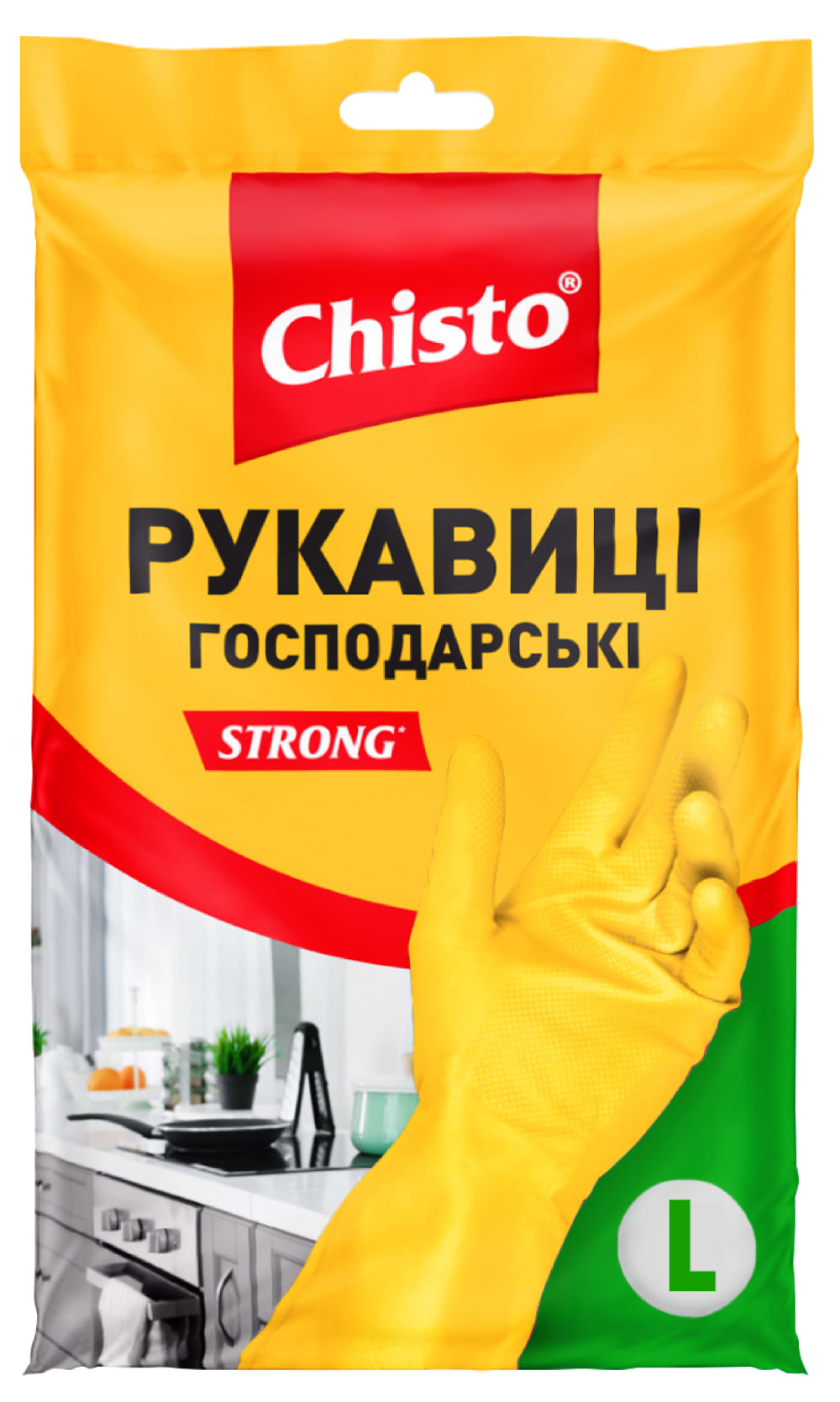 Рукавички латексні Chisto р.L 1 пара (4820164153482)