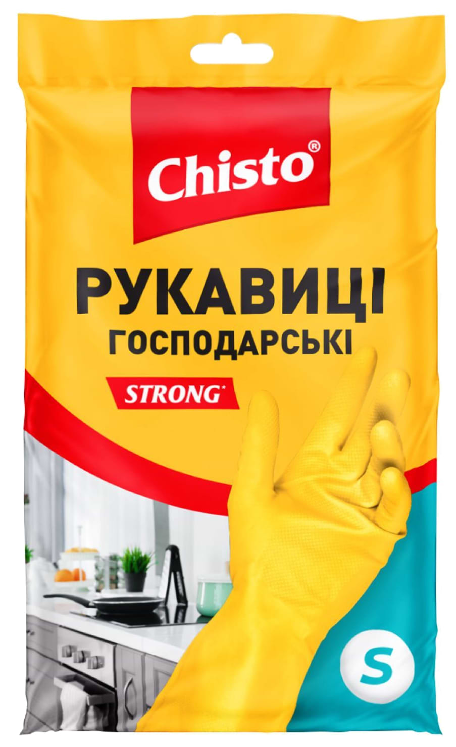 Рукавички латексні Chisto р.S 1 пара (4820164153499) - Фото 1