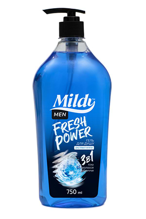 Гель для душа Mildy Fresh Power 3в1 для мужчин 750 мл (4820255112572)