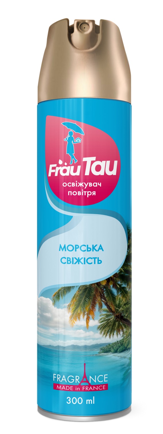 Освежитель воздуха аэрозольный Frau Tau Морская свежесть 300 мл (4820263232323) - Фото 1