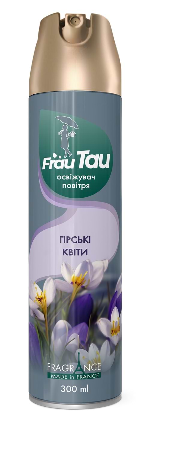 Фото - Освіжувач повітря аерозольний Frau Tau Гірські квіти 300 мл (4820263232354)