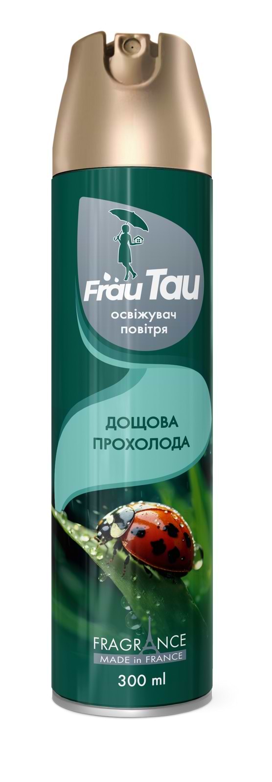 Освіжувач повітря аерозольний Frau Tau Дощова прохолода 300 мл (4820263232361) - Фото 1