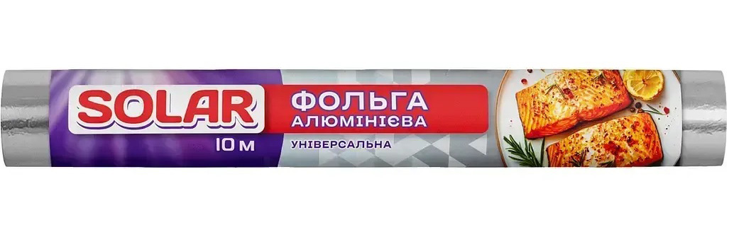 Фольга харчова Solar 280 мм 10 м термозб етик 33/SRP (4820269930438)