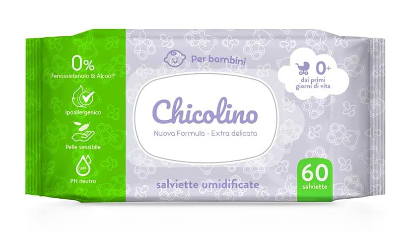 Салфетки влажные для детей Chicolino 60 шт. (4823098411765) - Фото 1