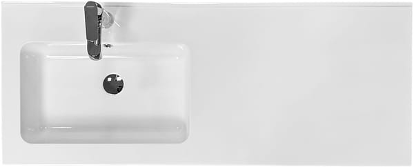 Фото - Раковина для ванної+змішувач Adamant FLATE 120L з сифоном Click-Clack 94824296208601)