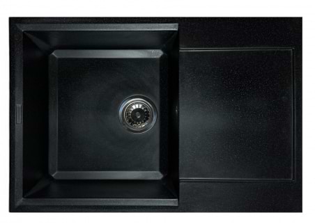 Фото - Мийка кухонна+змішувач Adamant Horizon Medium чорний (4824296104403)