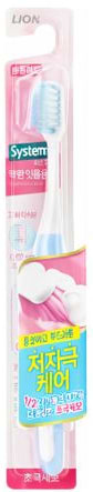 Зубная щетка Lion Systema для слабых десен бело-голубая (4826320354366)