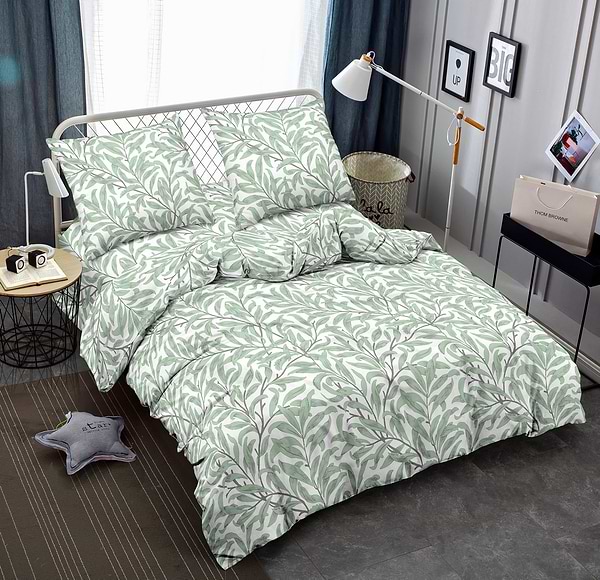 Фото - Комплект постільної білизни Zastelli Y10504-3 Гілки жатка 200х220 (22992) Фото - Комплект постільної білизни Zastelli Y10504-3 Гілки жатка 200х220 (22992)