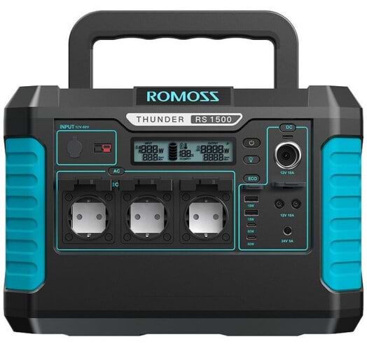 Фото - Зарядная станция универсальная Romoss RS1500 (RS1500-2B2-G153H)