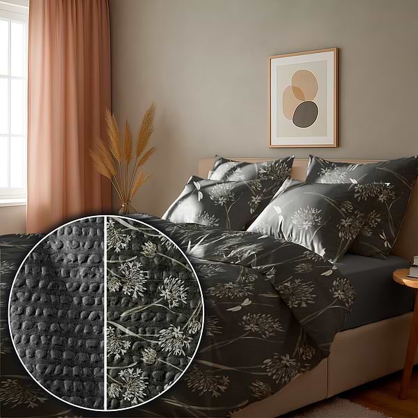 Фото - Комплект постельного белья Zastelli J3479-6/Smoked Pearl жатка 175х210 (23001)