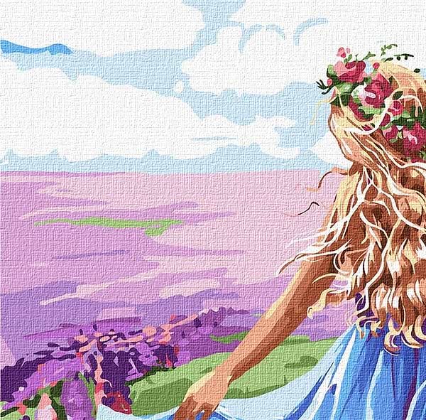 Фото - Уценка - Картина по номерам Ideyka "Наедине с мыслями" 40х50см (KHO4834)