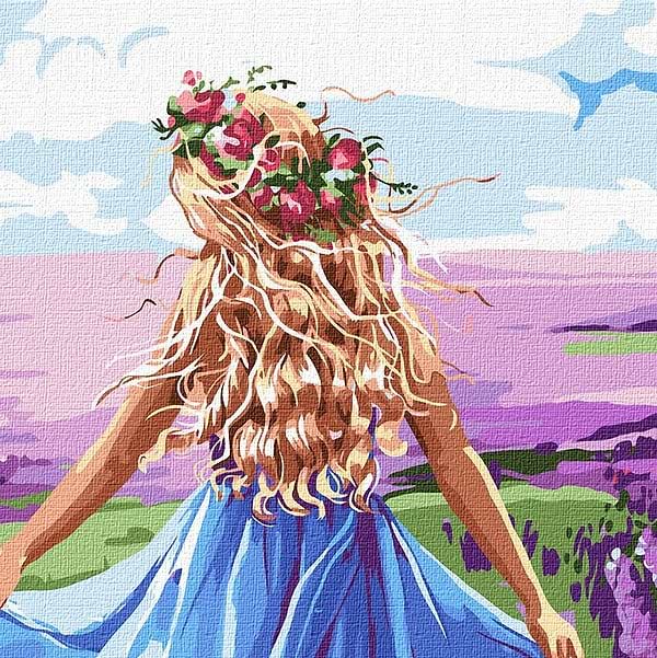 Фото - Уценка - Картина по номерам Ideyka "Наедине с мыслями" 40х50см (KHO4834)