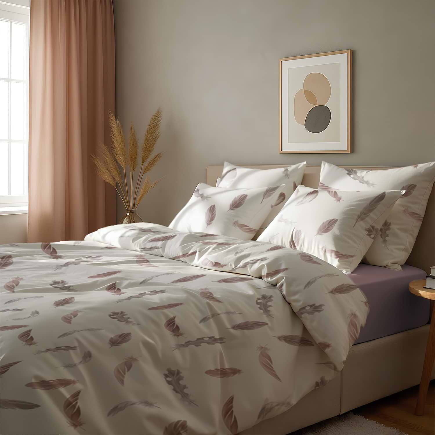 Комплект постельного белья Zastelli Y10536-6/Pale Mauve жатка 175х210 (23019)