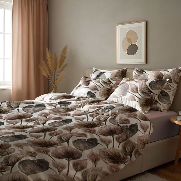 Фото - Комплект постельного белья Zastelli Y10048-11/Pale Mauve жатка 200х220 (23024)