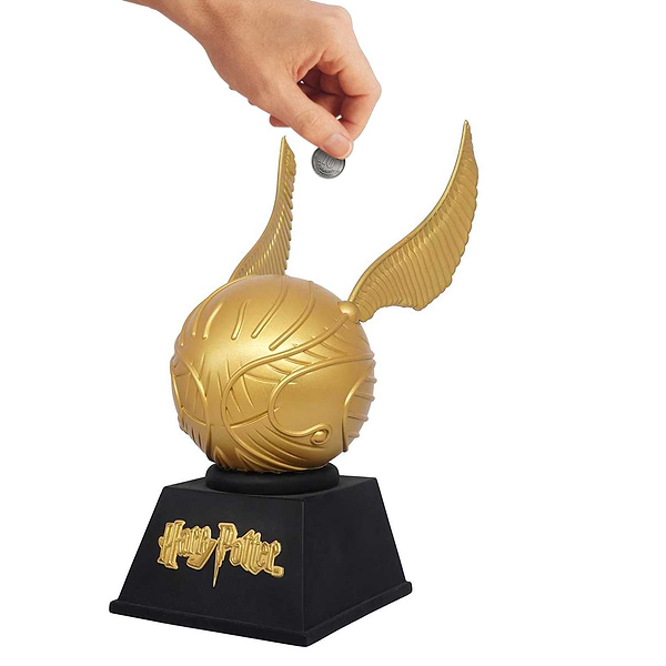 Фото - Колекційна фігурка Monogram Скарбничка серії Гаррі Поттер Deluxe - ЗОЛОТИЙ СНІТЧ (48428)