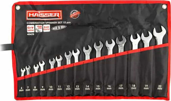 Набор комбинированных ключей Haisser 15 шт. (48429)