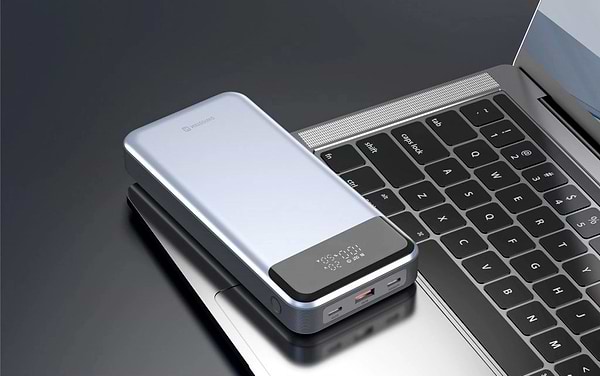 Фото - Батарея мобильная Swissten Power Bank For Laptop 30000 mAh 133W PD Grey (8595217484016)