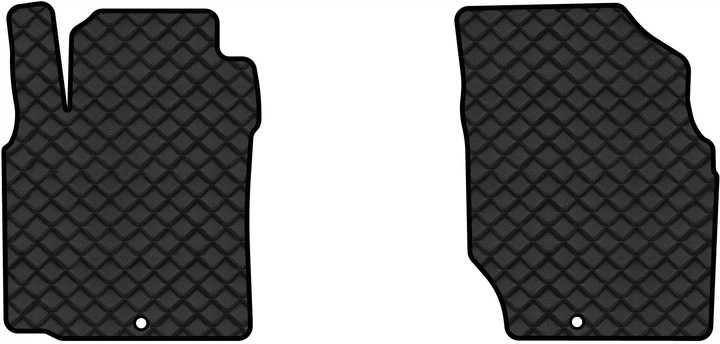 Килимки з екошкіри в салон авто передні EVAtech ECO для Almera Classic (B10) Nissan 2006-2013 1 покоління Sedan EU NS3184AV2AV2BBB