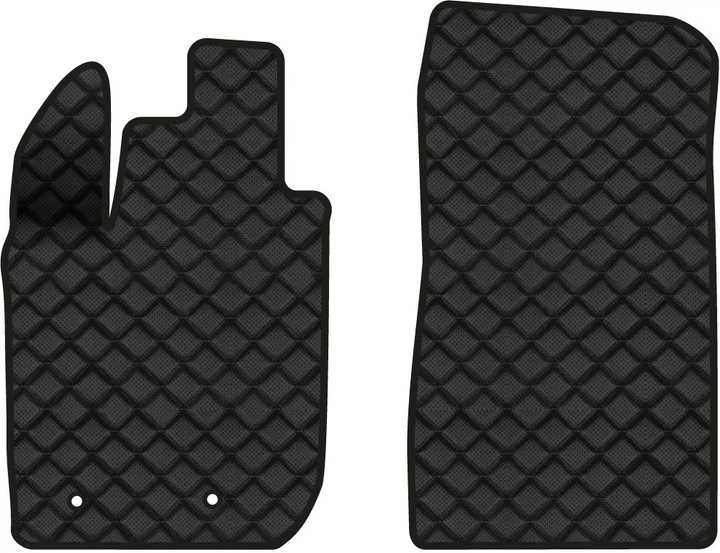 Килимки з екошкіри в салон авто передні EVAtech для Duster (HM) MT Renault 2018 2 покоління SUV EU RT13505A2RD2BBB