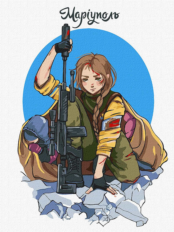 Фото - Картина по номерам Ideyka "Мариуполь" 30х40см (KHO4882)