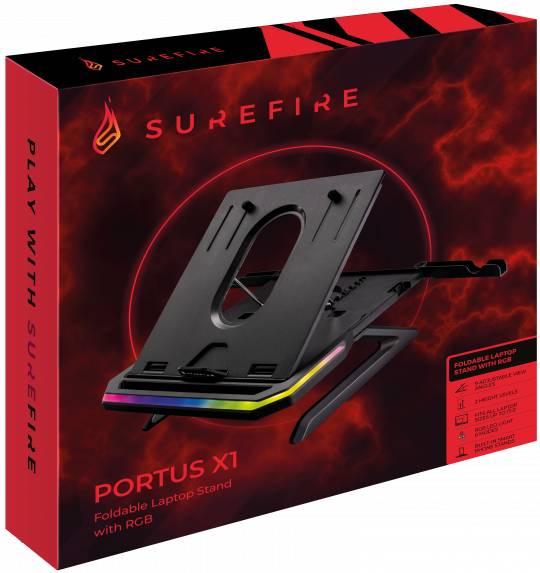 Фото - Підставка під ноутбук SureFire SureFire PortusX1 RGB (48842)