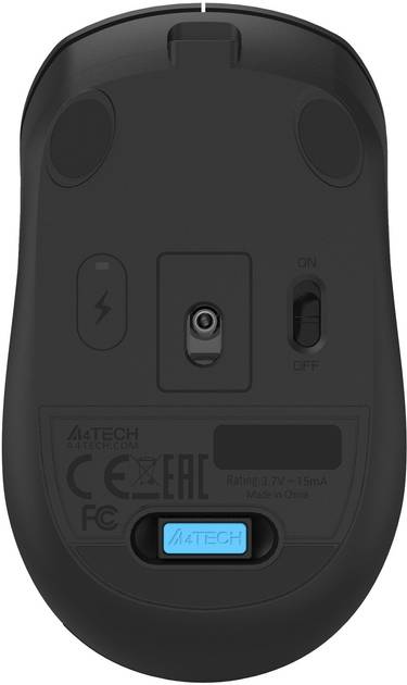 Фото - Миша бездротова A4tech FG15CS Air2 (Grey)