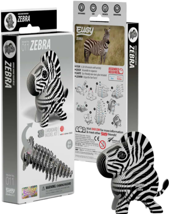Фото - 3D пазли EUGY Зоопарк: Зебра (XEG-011) Фото - 3D пазли EUGY Зоопарк: Зебра (XEG-011)