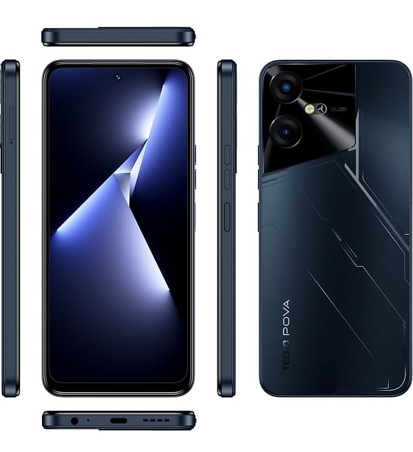 Фото - Смартфон Tecno Pova Neo-3 8/128Gb Mecha Black (LH6n)