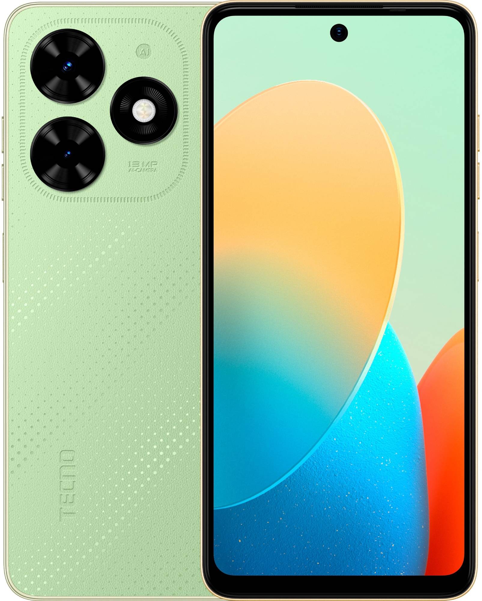 Смартфон Tecno Spark Go 2024 (BG6) 4/128GB Magic Skin Green - Фото 1