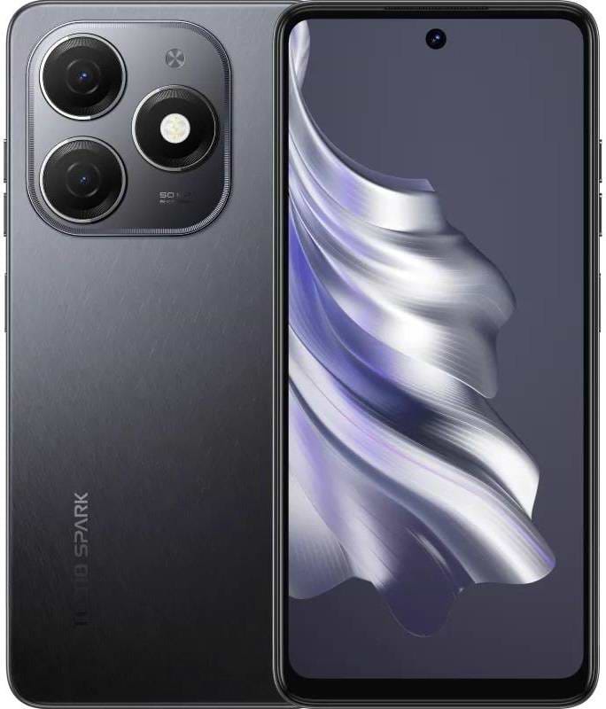 Смартфон Tecno Spark 20 8/128Gb Gravity Black (KJ5n) - Фото 1