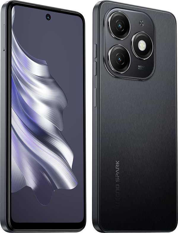 Фото - Смартфон Tecno Spark 20 8/128Gb Gravity Black (KJ5n)