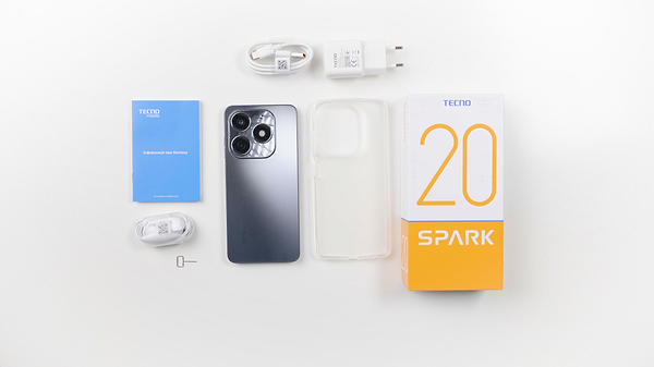 Фото - Смартфон Tecno Spark 20 8/128Gb Cyber White (KJ5n)