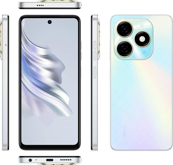 Фото - Смартфон Tecno Spark 20 8/256Gb Cyber White (KJ5n)