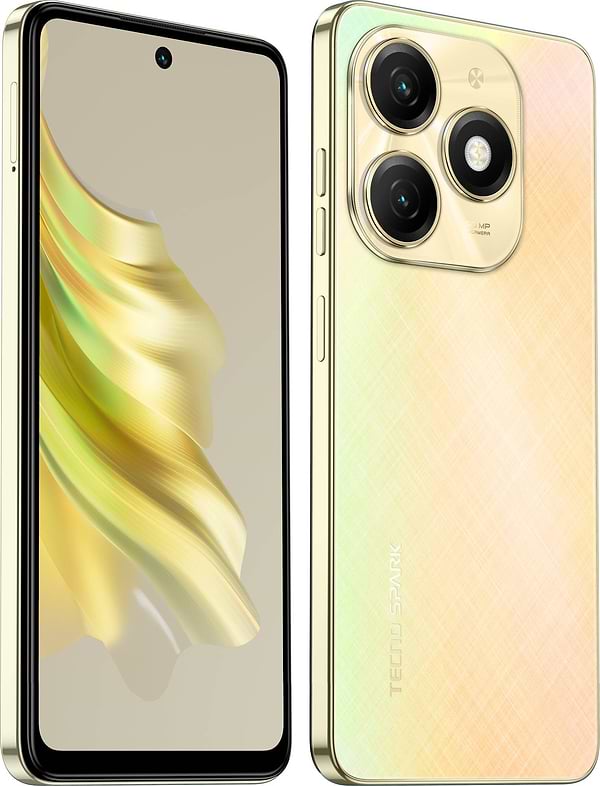 Фото - Смартфон Tecno Spark 20 8/256Gb Neon Gold (KJ5n)