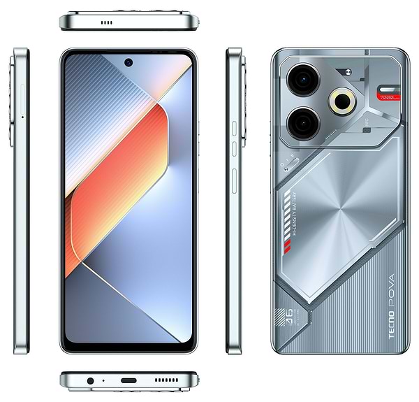 Фото - Смартфон Tecno Pova 6 Neo 8/128Gb Starry Silver (LI6)