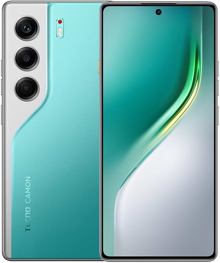 Смартфон Tecno Camon 40 8/128Gb Emerald Lake Green (CM5) - Фото 1