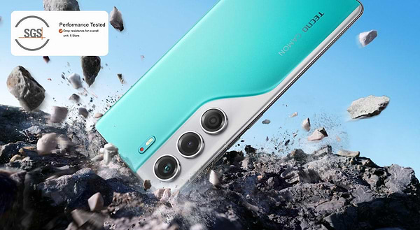 Фото - Смартфон Tecno Camon 40 8/128Gb Emerald Lake Green (CM5)