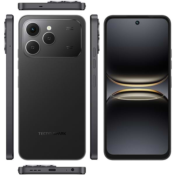 Фото - Смартфон Tecno Spark 40 8/256Gb Ink Black (KM5n)
