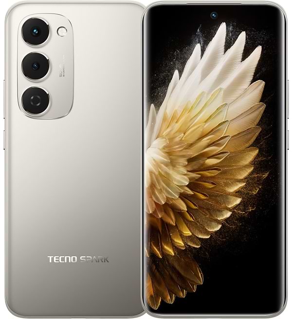 Фото - Смартфон Tecno Spark 40 Pro+ 8/256GB Moon Titanium (4894947096358)