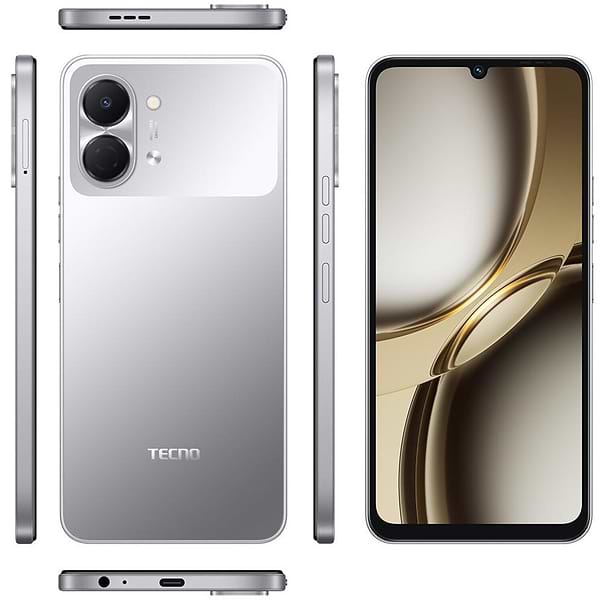 Фото - Смартфон Tecno Spark Go 3 (KN3) 4/128GB Titanium Grey