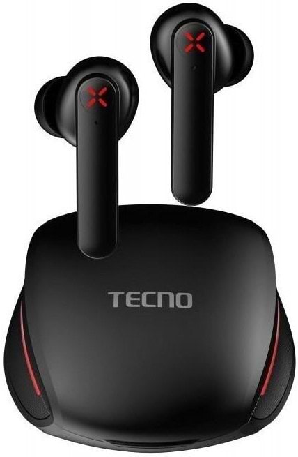 Навушники вкладиші бездротові TWS Tecno G01 Black - Фото 1