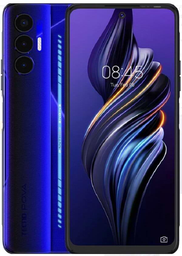 Фото - Смартфон Tecno POVA-3 6/128Gb NFC 2SIM Electric Blue (LF7n)