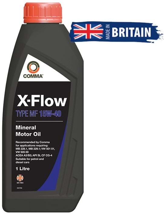 Олива для авто COMMA X-FLOW TYPE MF 15W-40 1л (XFMF1L)