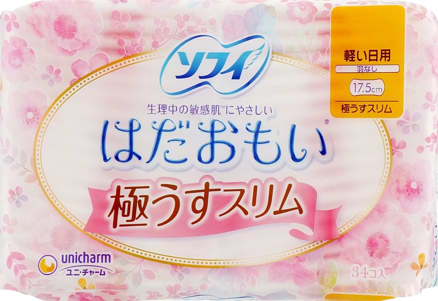 Прокладки гігієнічні Sofy Hadaomoi Ультра тонкі 34 шт. (4903111307340)