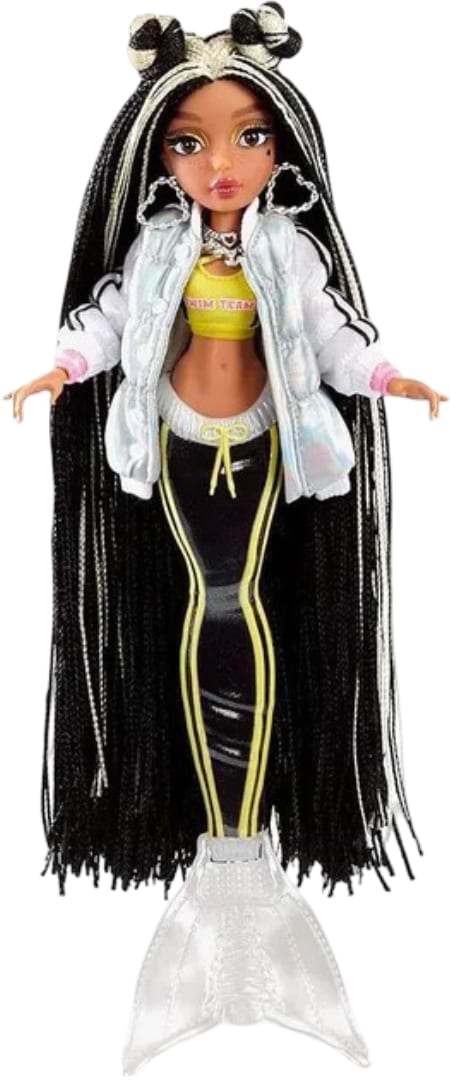 Кукла Mermaze Mermaidz Mermaid Jordie с изменяющимся хвостиком цвет (580836EUC)