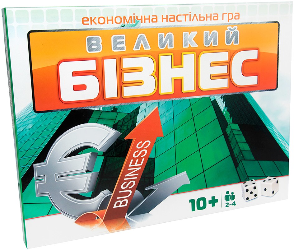 Настільна гра стратегічна (8+) Strateg Великий бізнес, укр (30452) - Фото 1