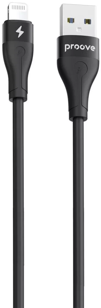 Кабель Proove Soft Silicone Lightning 2.4A 1m Black (492020001)
