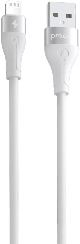Кабель Proove Soft Silicone Lightning 2.4A 1m White (492020003)