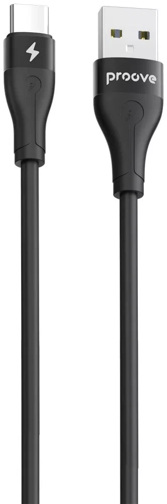 Кабель Proove Soft Silicone Type-C 3A 1m Black (492030001)